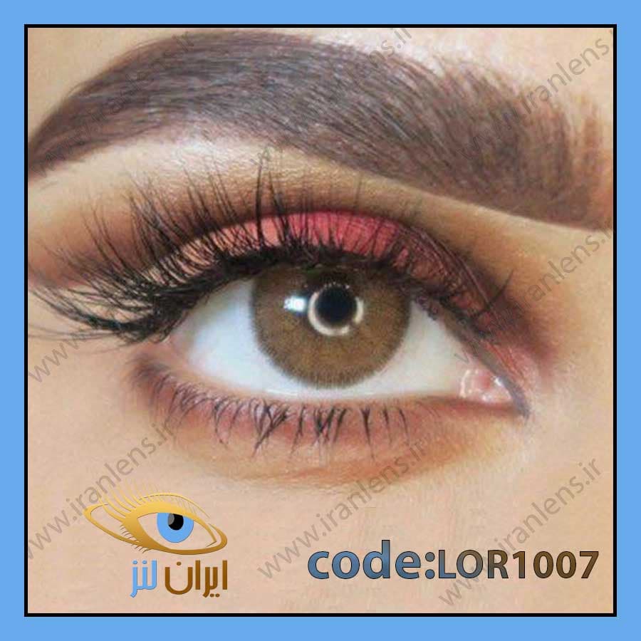 لنز طبی‌ رنگی کدت براون سالانه کد LOR1007