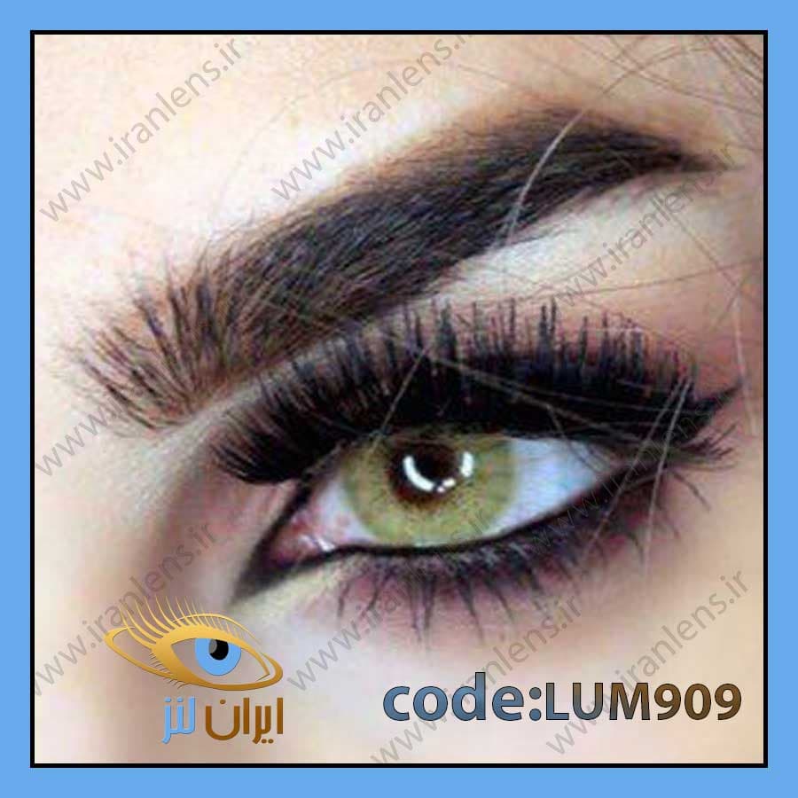 لنز طبی رنگی لومینس لمون سالانه کد LUM909
