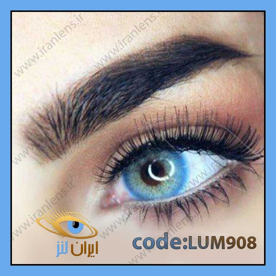 لنز رنگی لومینس بلو اقیانوسی سالانه کد LUM908