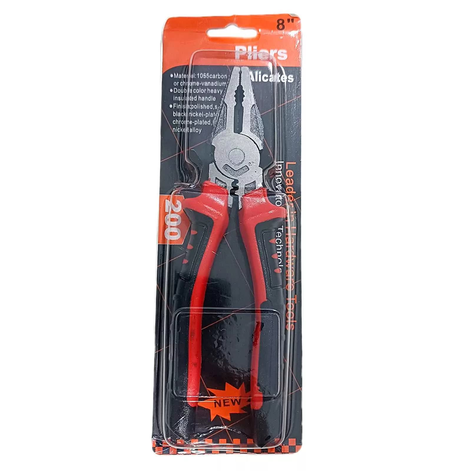 انبر دست فولاد خرد کن پلایرز مدل Pliers سایز 8 اینچ — تصویر ۲