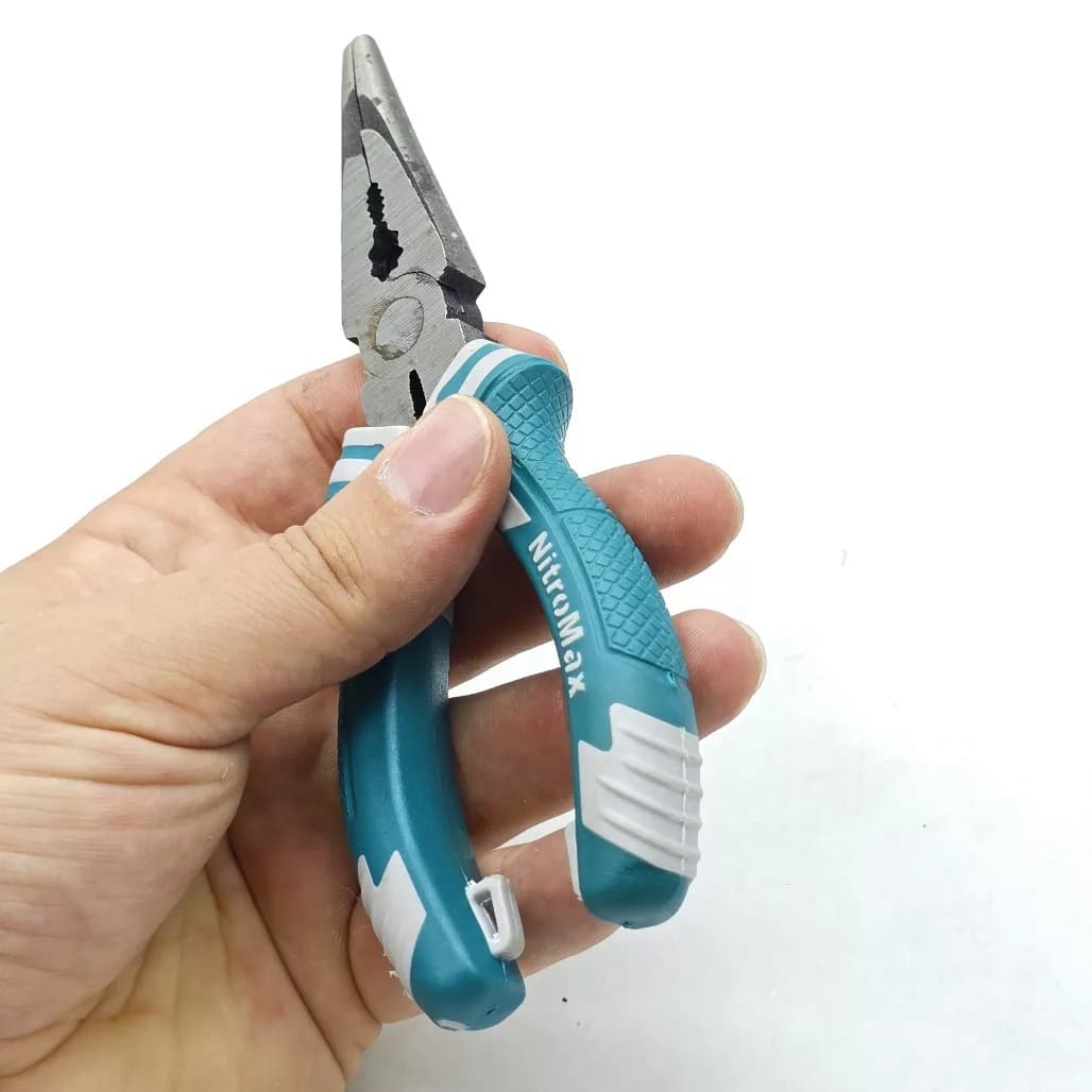 انبر دم باریک فولادی نیترومکس مدل NT-1053 سایز 6 اینچ — تصویر ۲