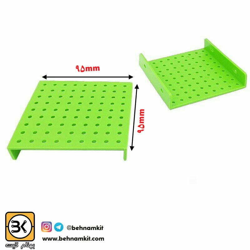 بدنه پلاستیکی مکانیک روبات دو لبه (سایز S)