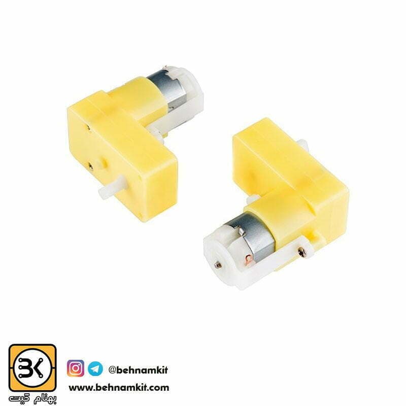 موتور گیربکس زرد رایت 270RPM
