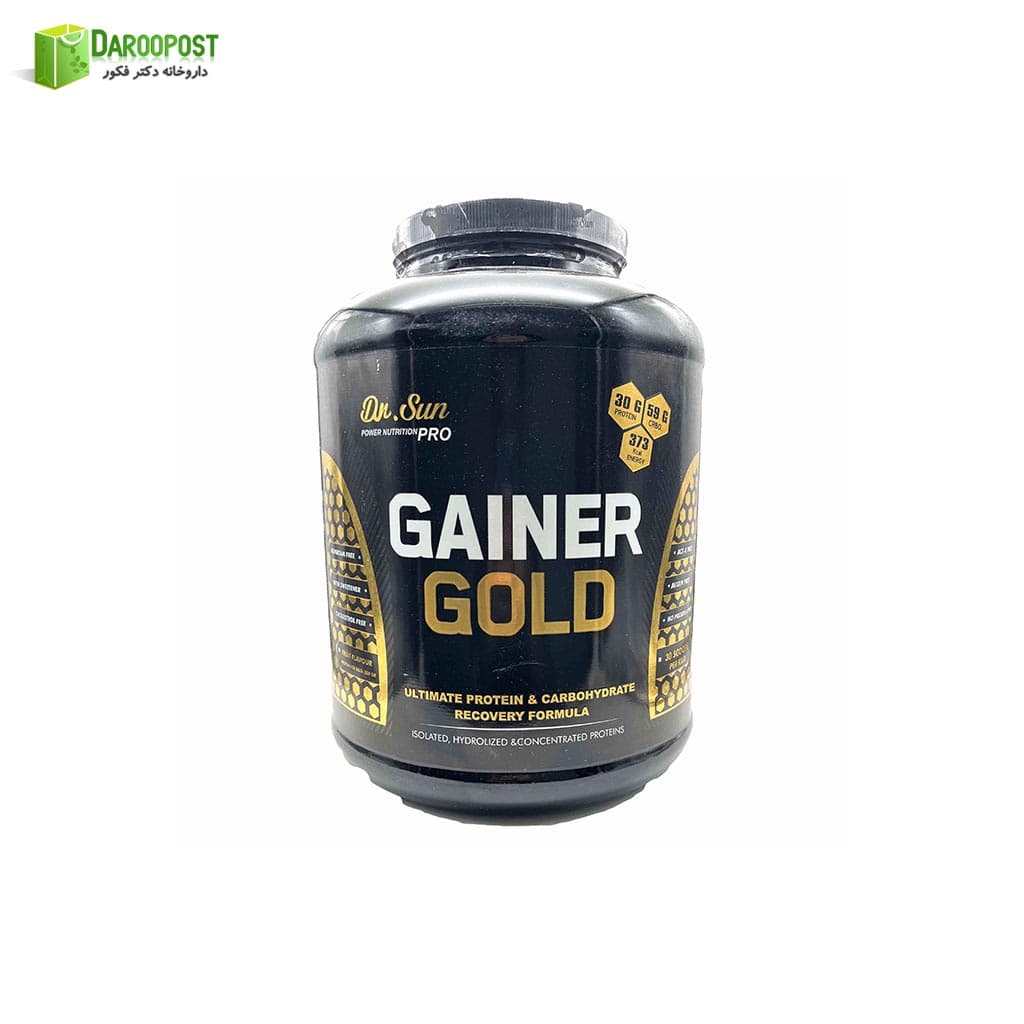 پودر گینر گلد 3 کیلو گرمی دکتر سان | DR SUN GAINER GOLD Powder