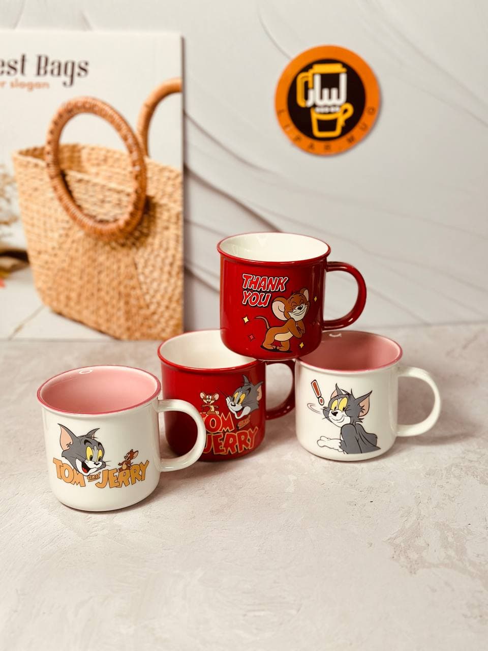 ماگ داخل رنگی تام و جری کد 8568 — تصویر ۷