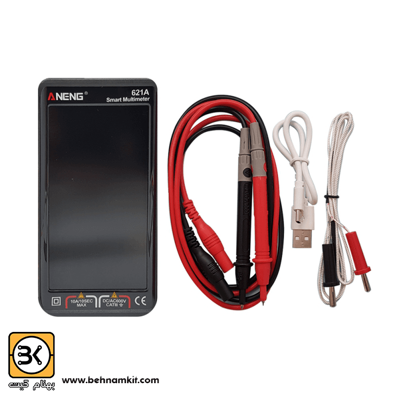 مولتیمتر اتورنج تمام لمسی ANENG 621A — تصویر ۵