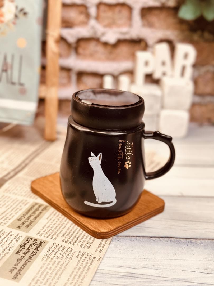 ماگ درب آینه ای گربه کد 7825 — تصویر ۳