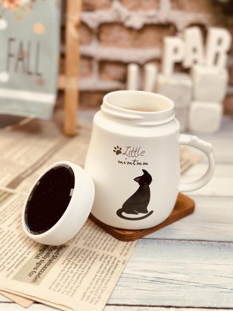ماگ درب آینه ای گربه کد 7825 — تصویر ۵