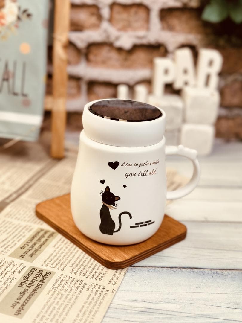 ماگ درب آینه ای گربه کد 7825 — تصویر ۲
