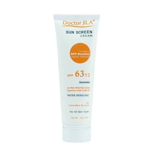 کرم ضد آفتاب دکتر ژیلا مدل Invisible با Spf 63 حجم 50 میلی لیتر