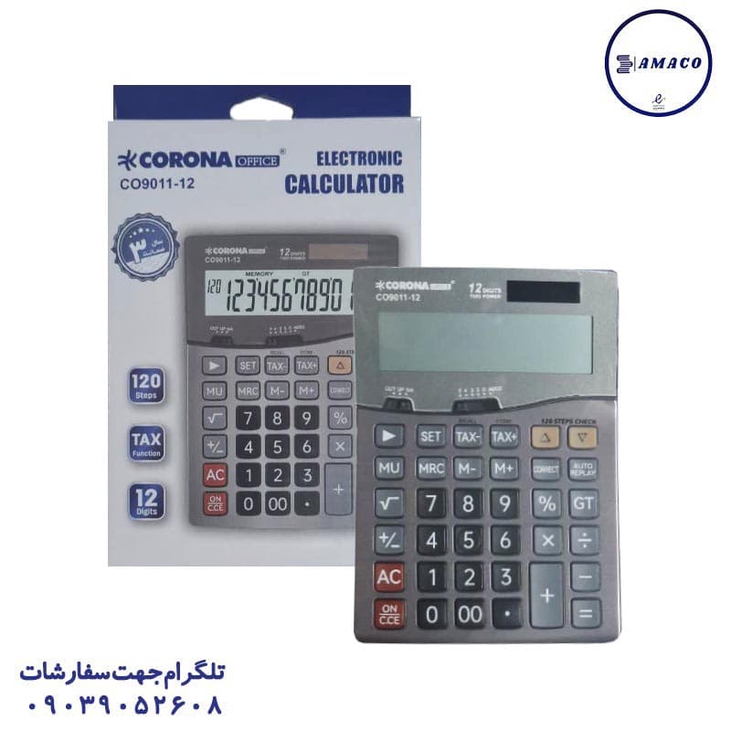 کرونا – ماشین حساب 12 رقمی کد 9011