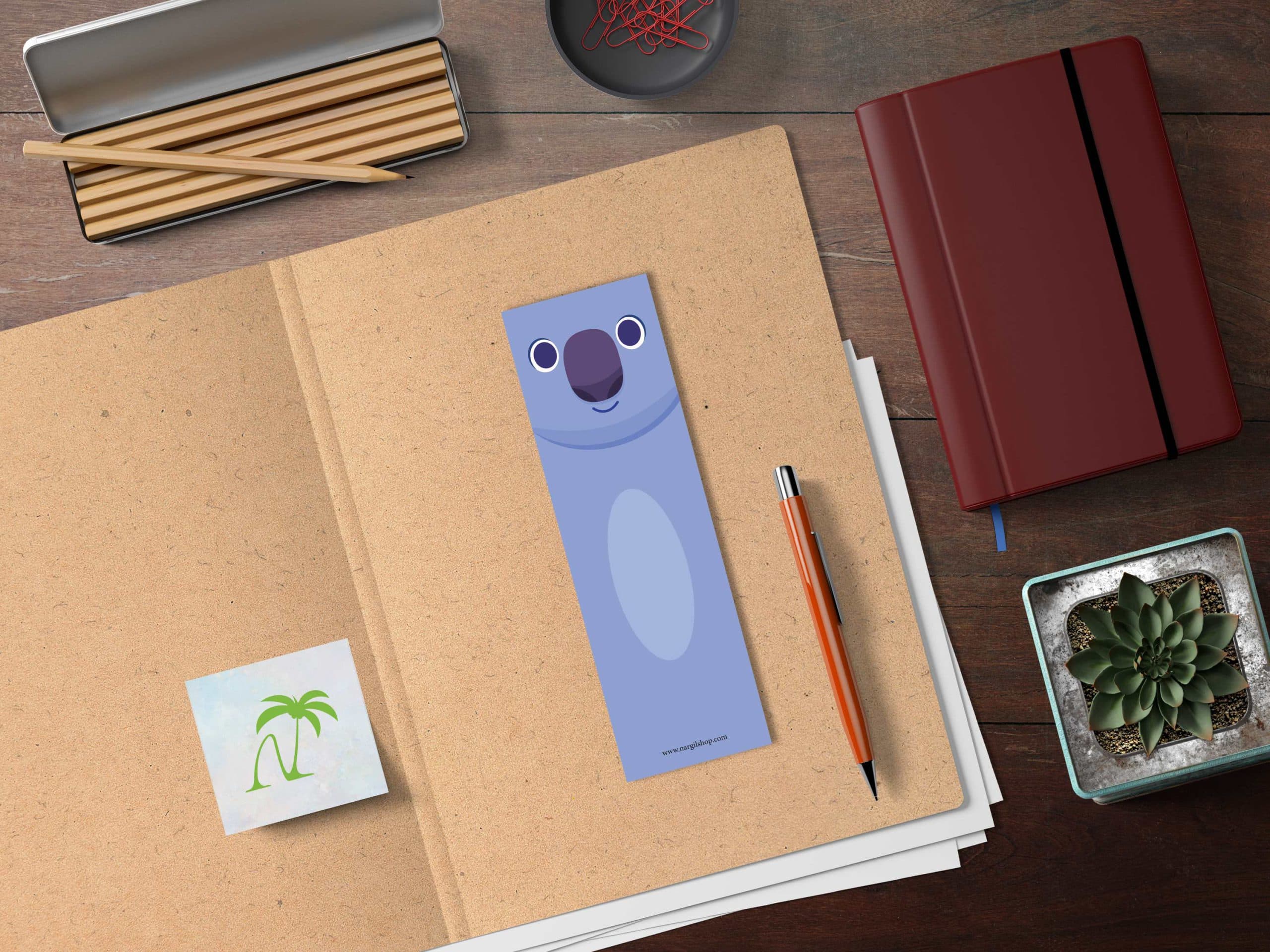 بوک مارک | نشانگر کتاب مدل کوالا گوگولی 42 | The Cute Koala Bookmark 42 — تصویر ۲