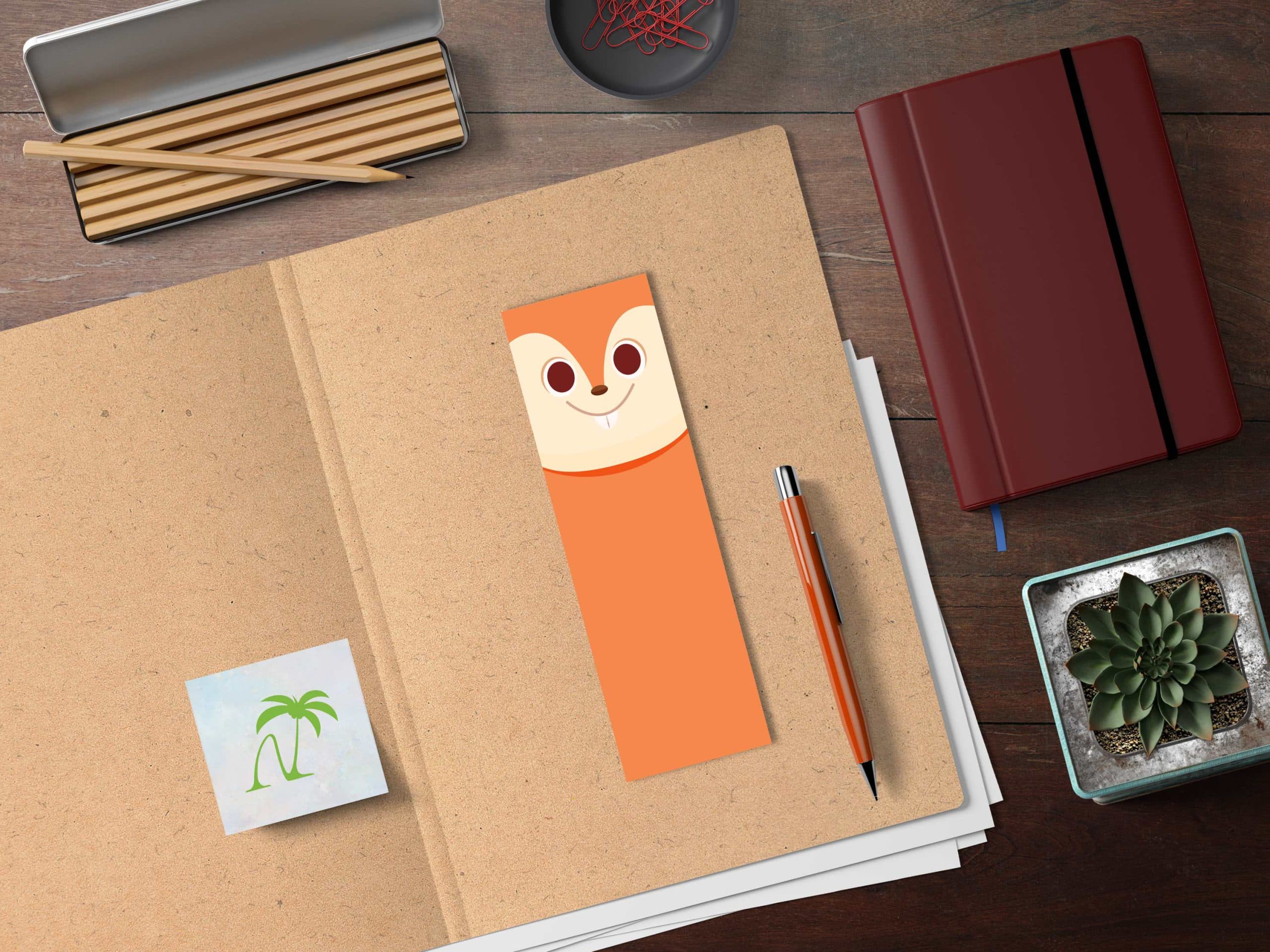 بوک مارک | نشانگر کتاب مدل موش گوگولی 40 | The Cute mouse Bookmark 40 — تصویر ۲