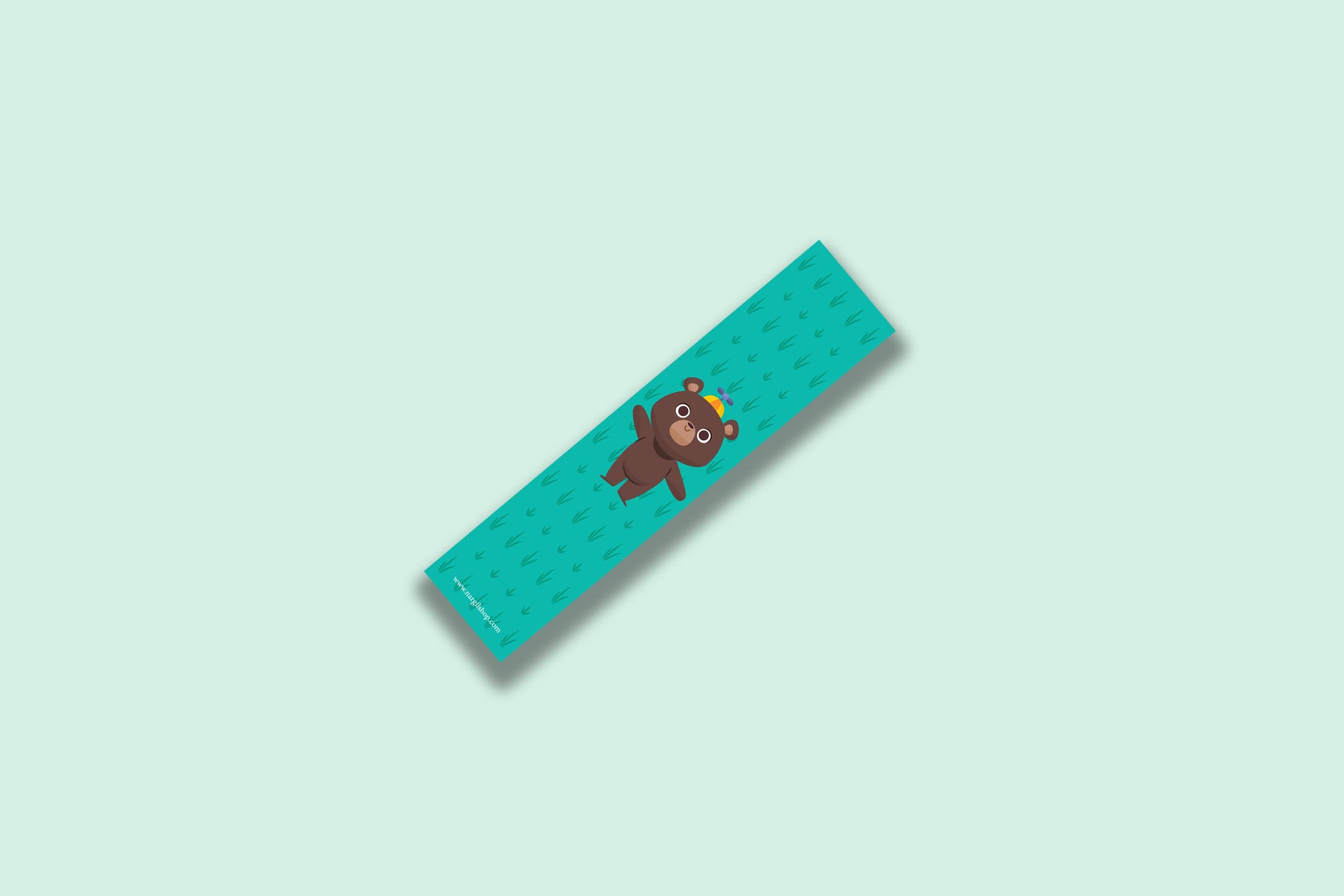 بوک مارک | نشانگر کتاب مدل ا خرس کوچولو 36 | The little Bear Bookmark 36
