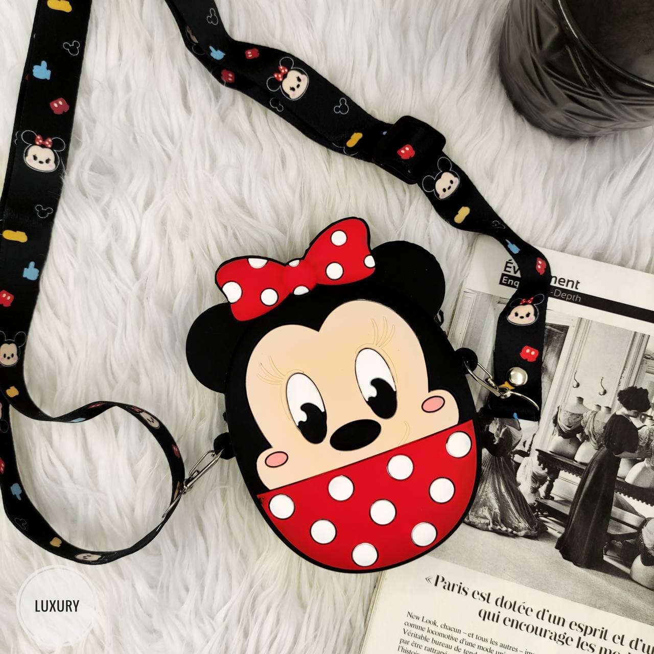 کیف سیلیکونی mickey & minniey
