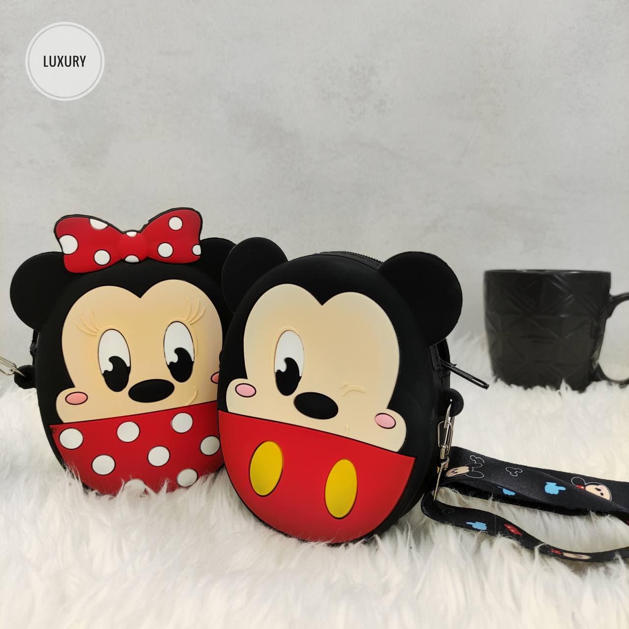کیف سیلیکونی mickey & minniey — تصویر ۳