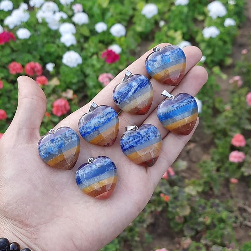 مدال قلبی هفت چاکرا (M.1043) — تصویر ۳