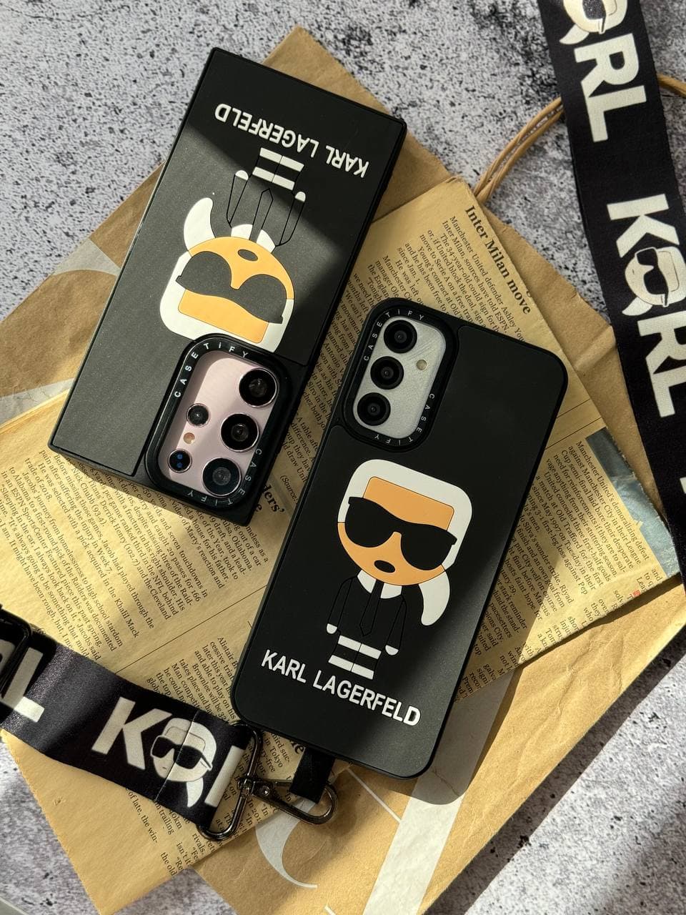 قاب کارل Karl Lagerfeld (آیفون سامسونگ شیائومی) — تصویر ۸