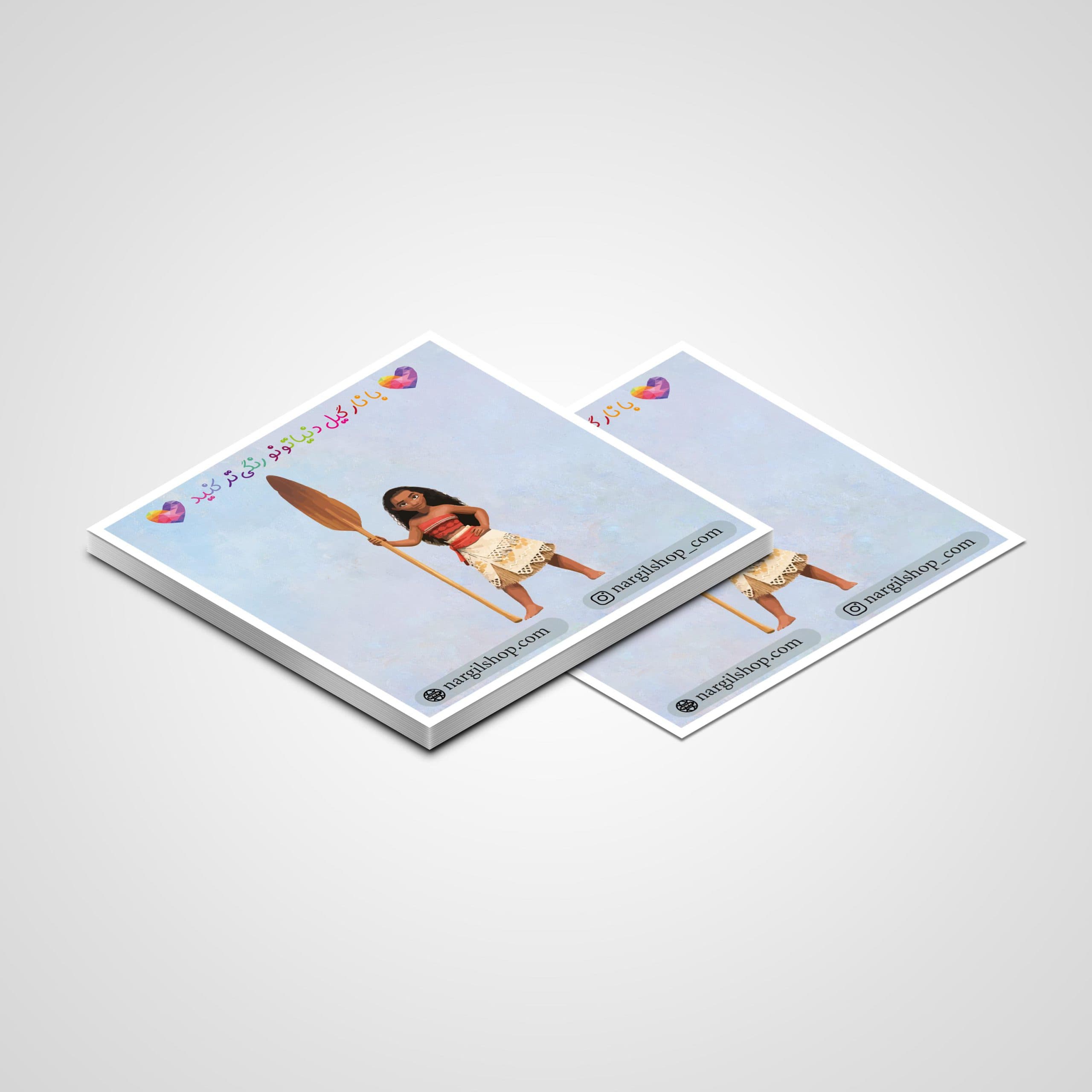 استیکر پرنسس های دیزنی موانا 03 | Disney Princess Moana sticker 03 — تصویر ۲