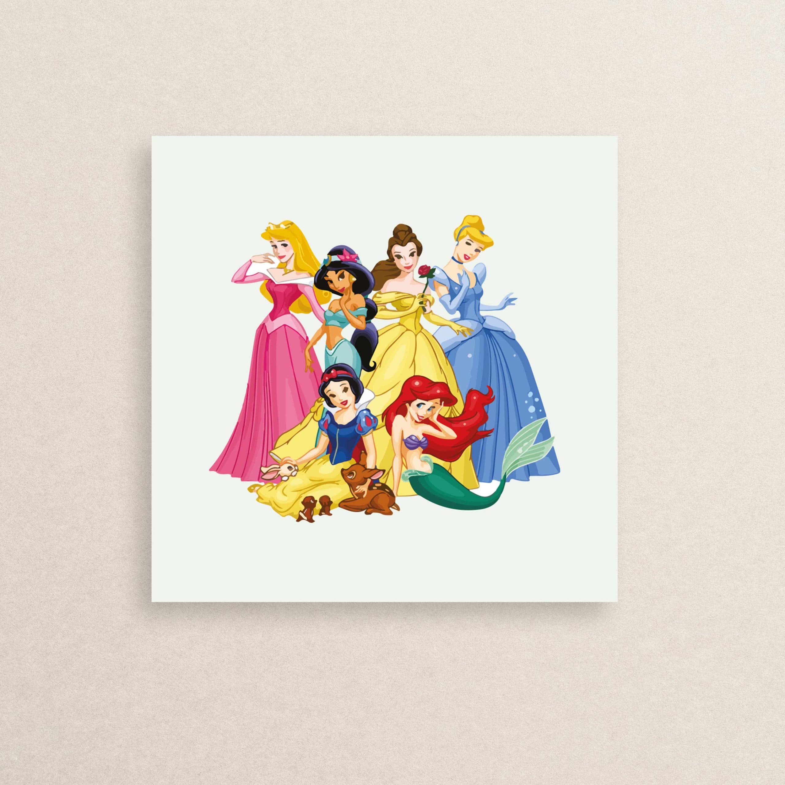 استیکر پرنسس های دیزنی 01 | Disney Princess sticker 01