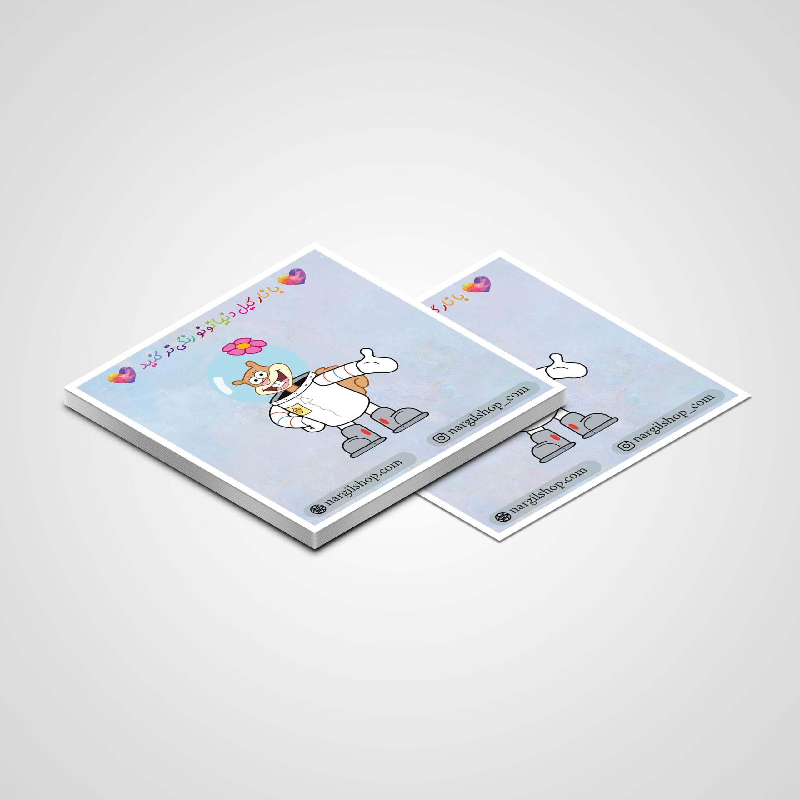 استیکر سندی باب اسفنجی 01 | SpongeBob Sandy sticker 01 — تصویر ۲