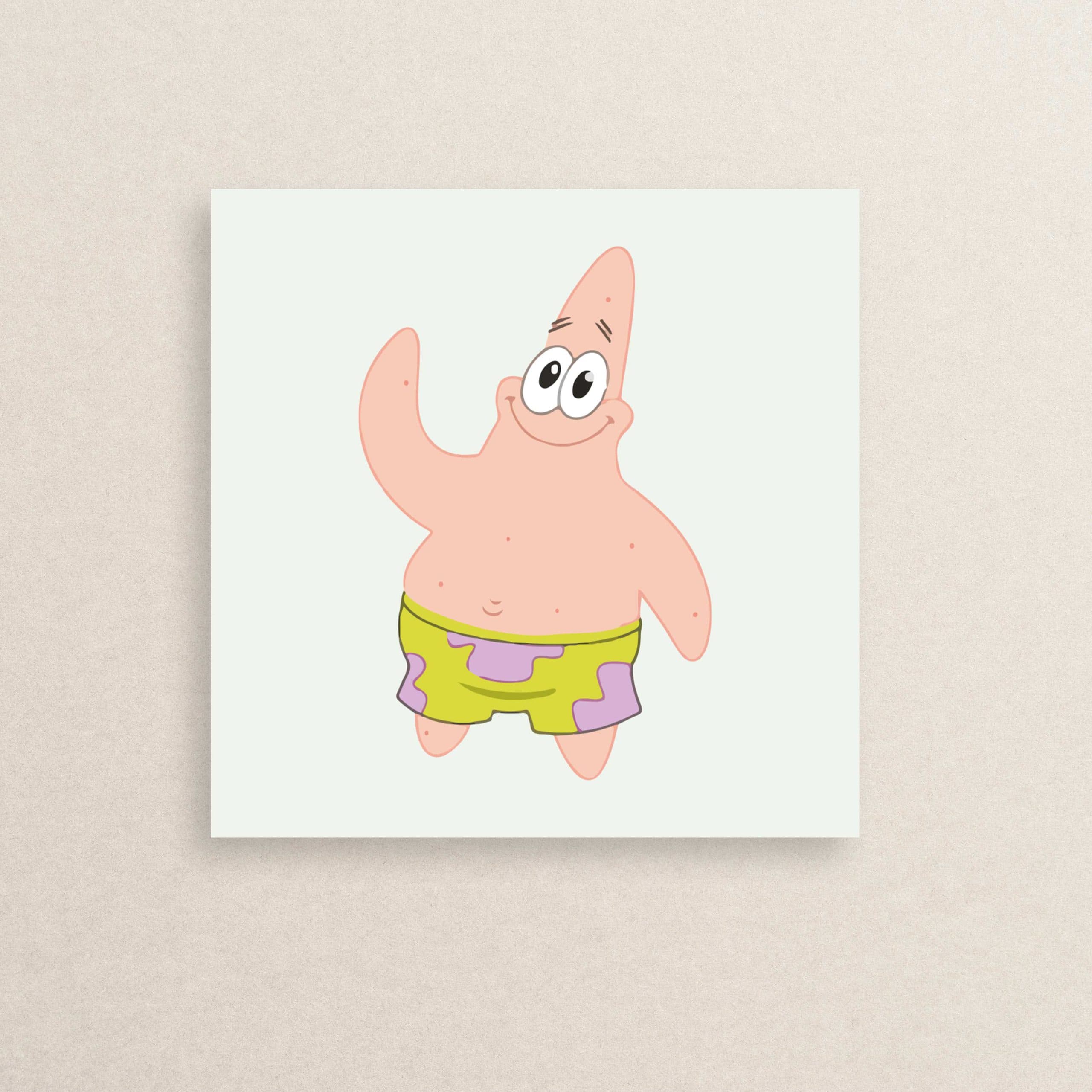 استیکر پاتریک باب اسفنجی 01 | SpongeBob Patrick sticker 01