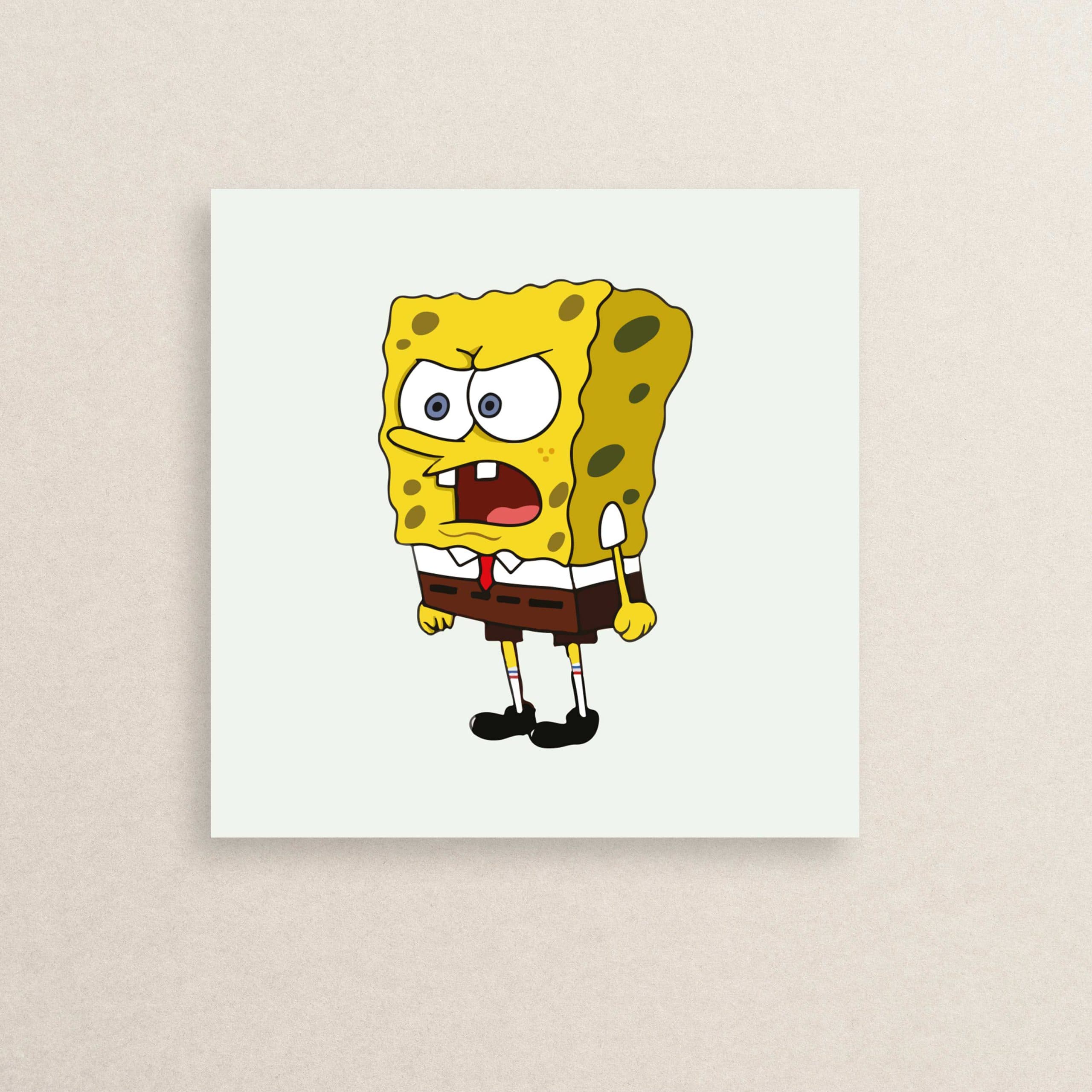 استیکر باب اسفنجی 01 | SpongeBob sticker 01