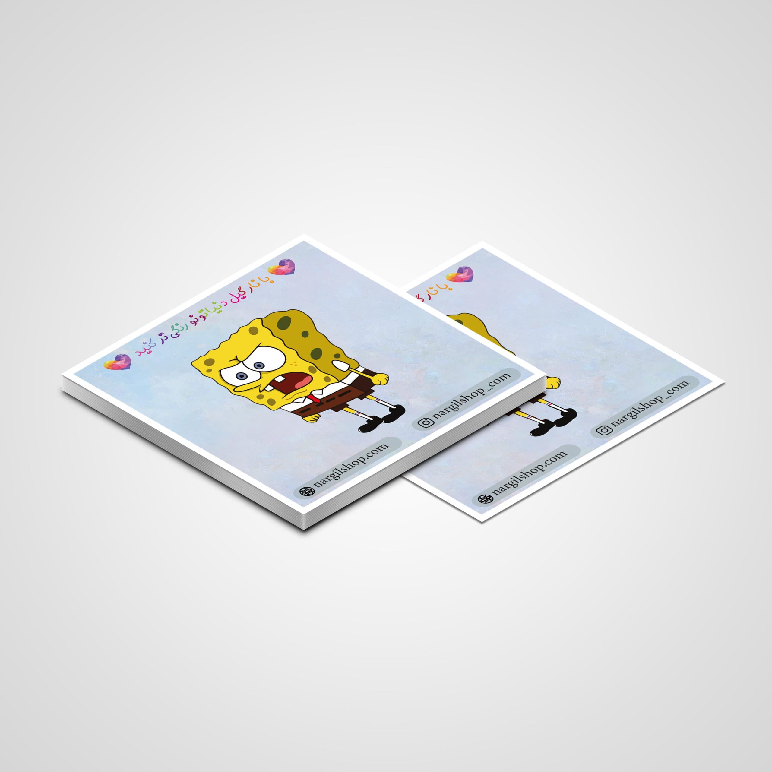 استیکر باب اسفنجی 01 | SpongeBob sticker 01 — تصویر ۲