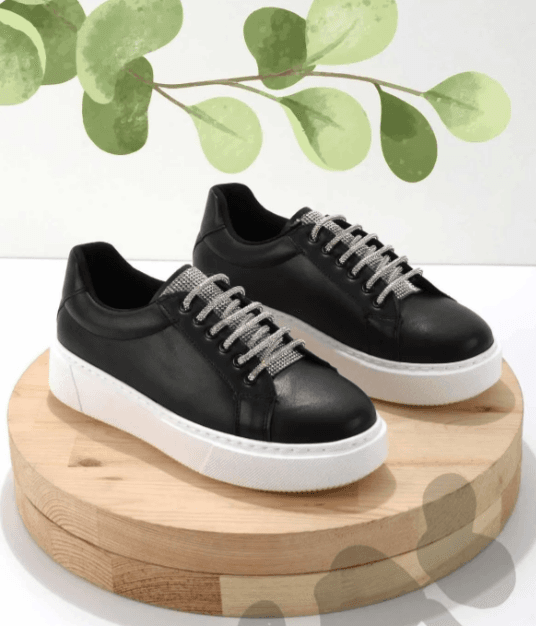 کفش اسنیکر زنانه مشکی Siyah Kadın Sneaker K01835450009 بامبی — تصویر ۲
