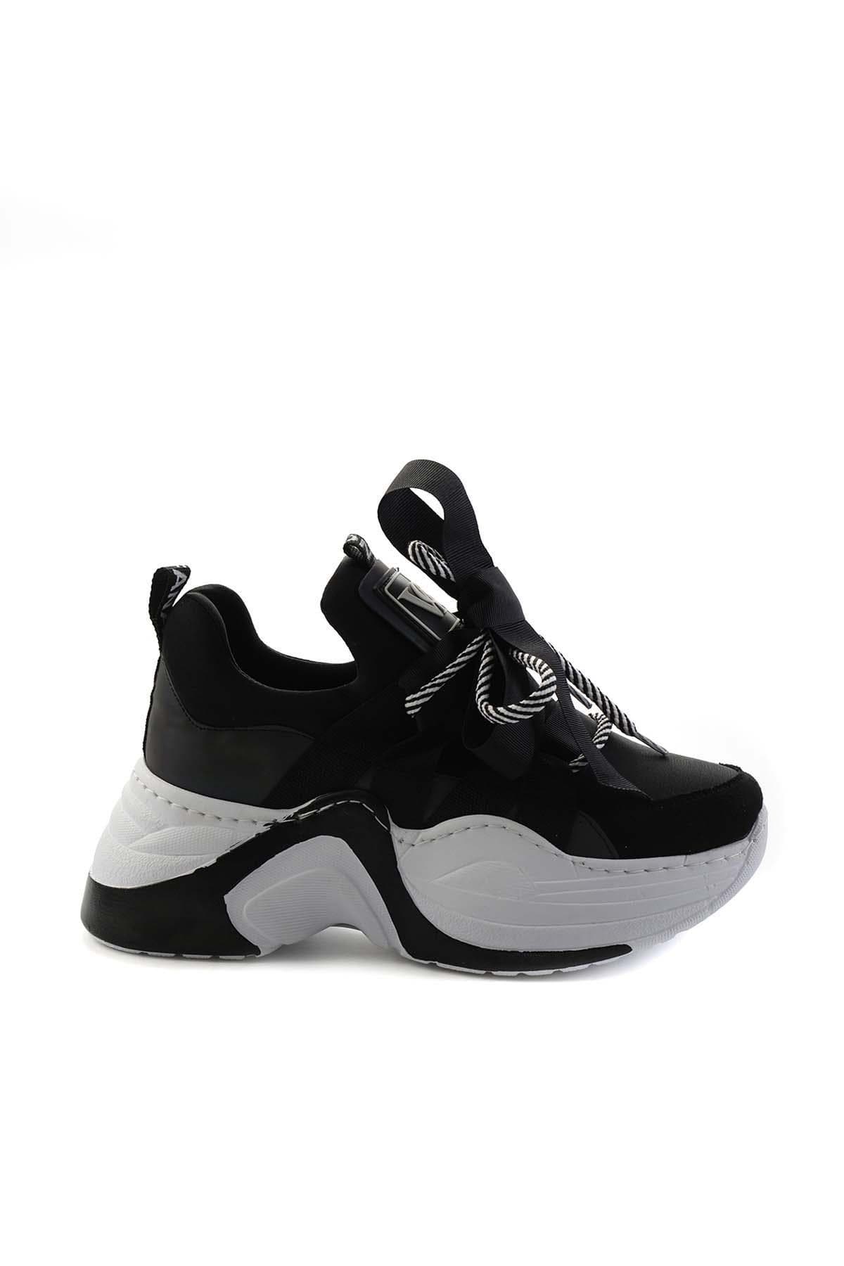 کفش اسنیکر زنانه مشکی Siyah Kadın Sneaker K01545202817 بامبی — تصویر ۶