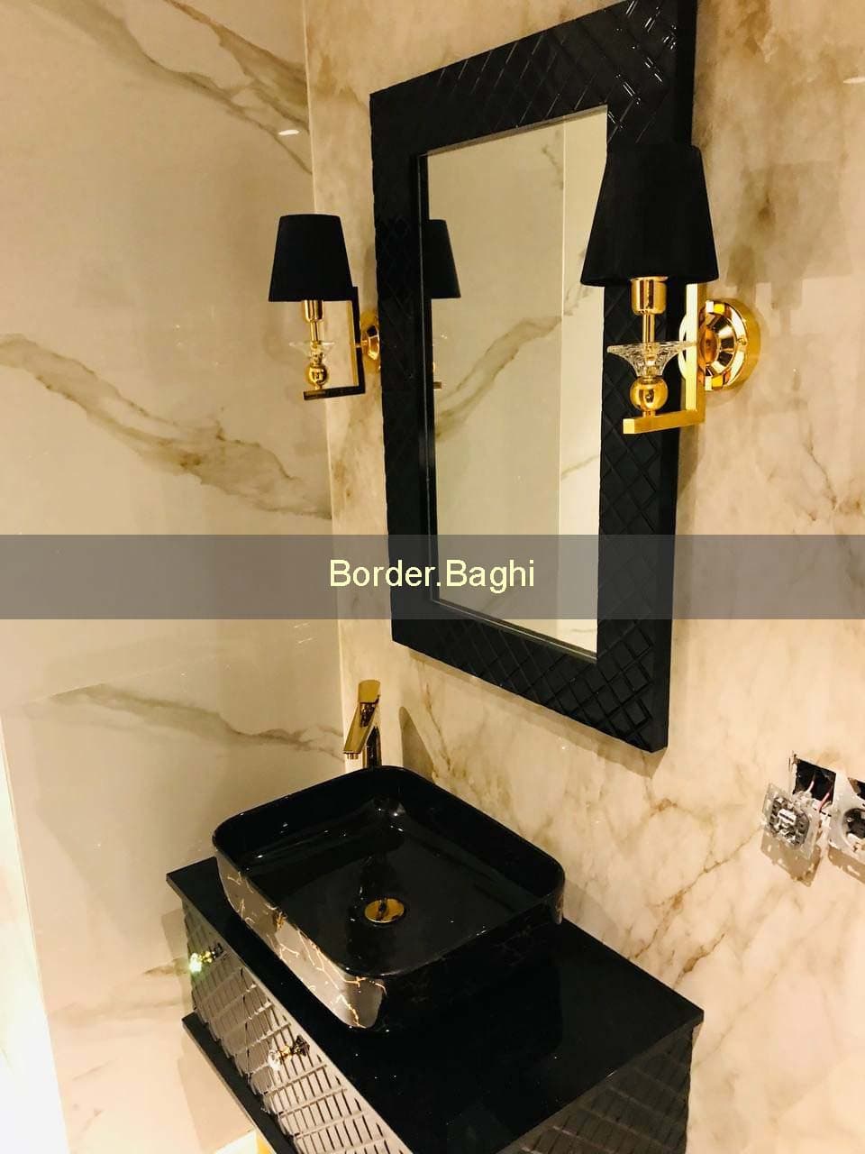 کابین روشویی مدل الماس مشکی — تصویر ۲