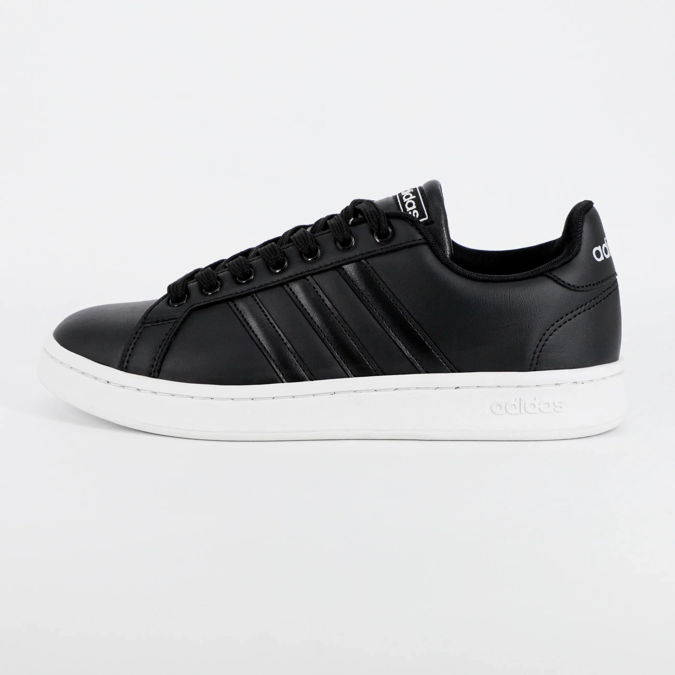 کتونی آدیداس گرند کورت ADIDAS GRAND COURT مردانه مشکی زیر سفید کد 1379 — تصویر ۵