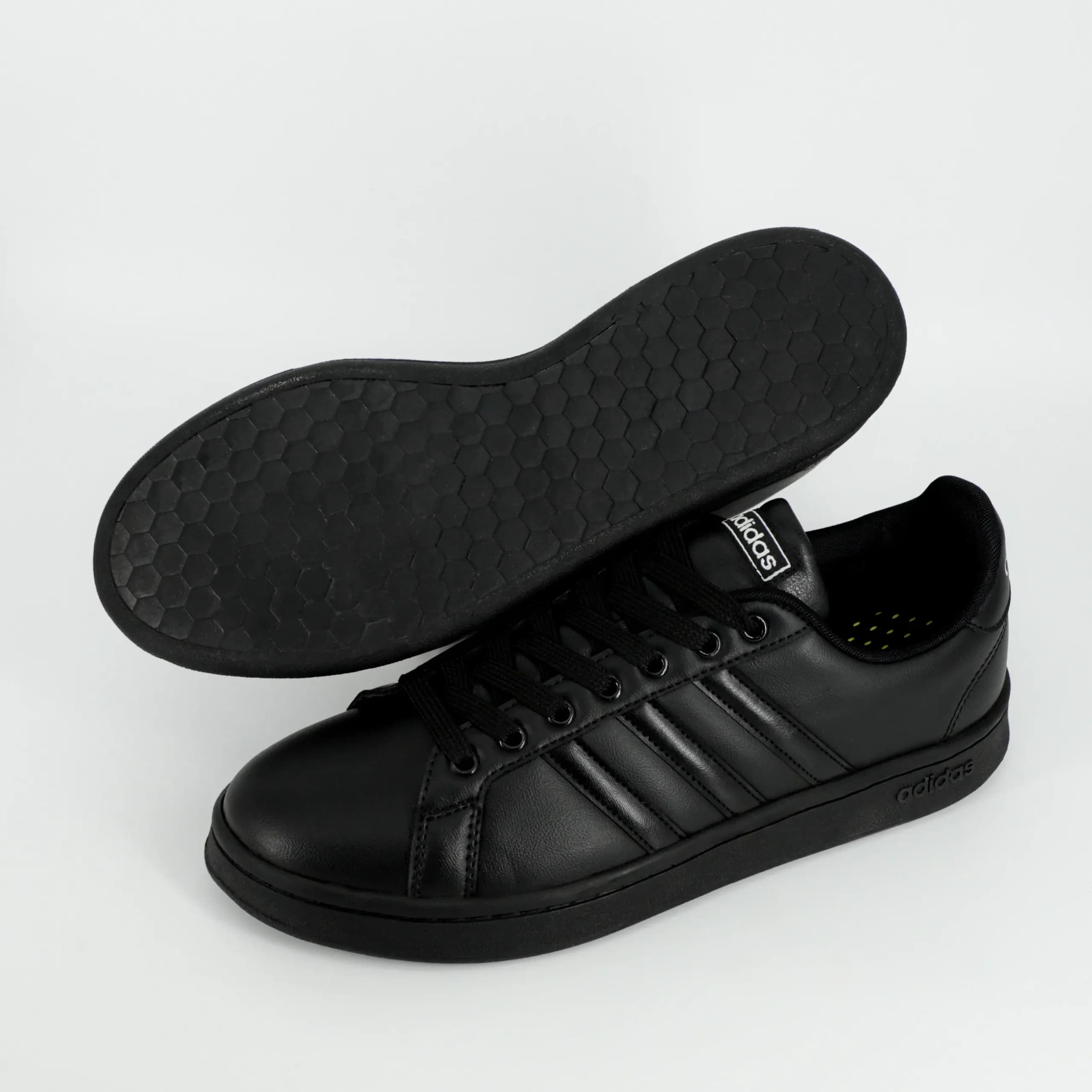 کتونی آدیداس گرند کورت ADIDAS GRAND COURT مردانه مشکی کد 758 — تصویر ۲