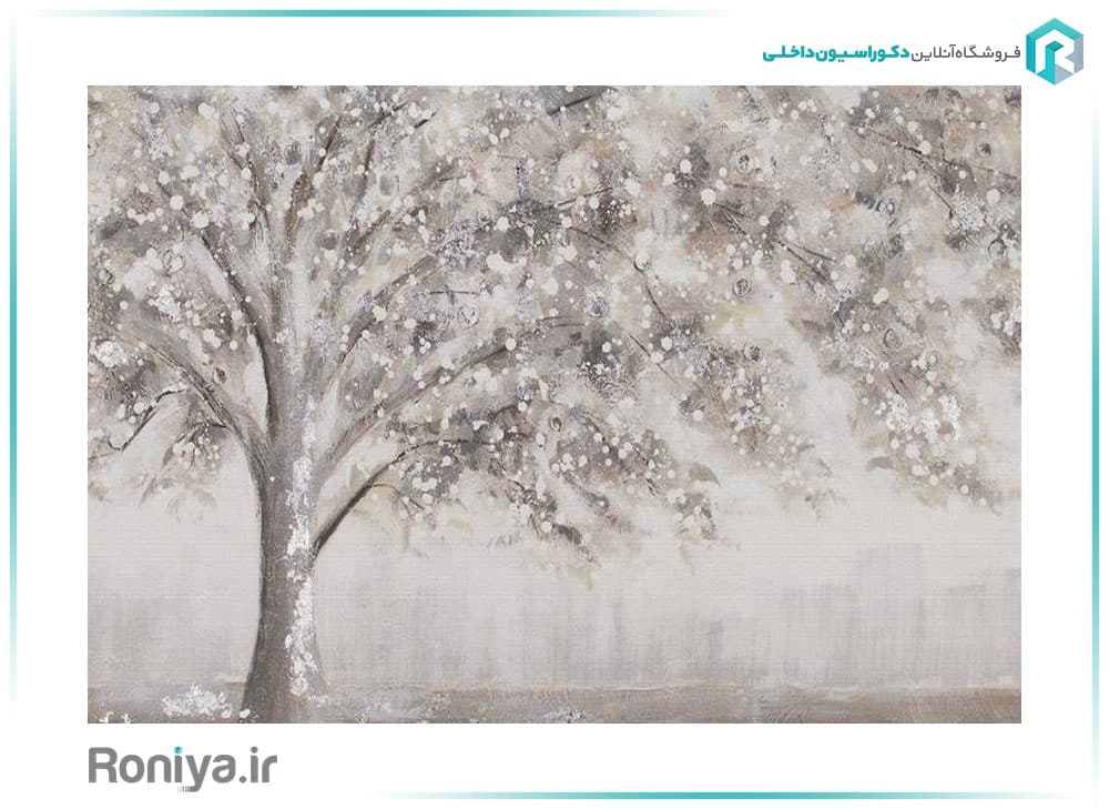 پوستر دیواری طوسی مدرن 3DF-427 — تصویر ۳