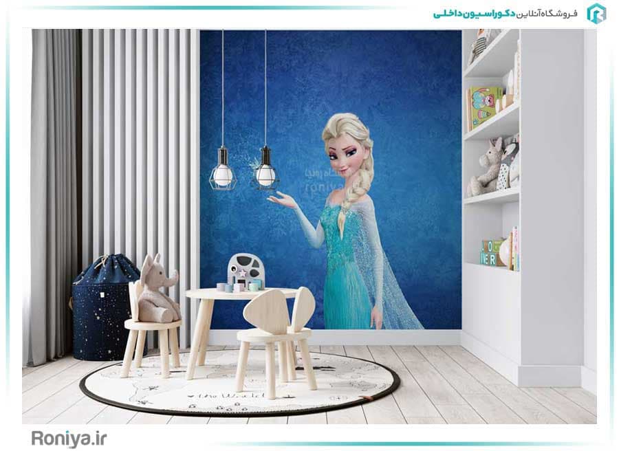پوستر دیواری سه بعدی السا فروزن کد CN-054 — تصویر ۳