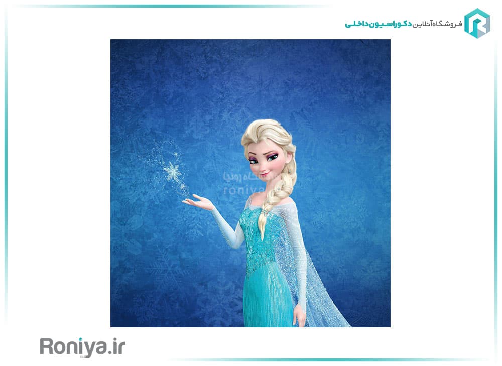 پوستر دیواری سه بعدی السا فروزن کد CN-054 — تصویر ۲