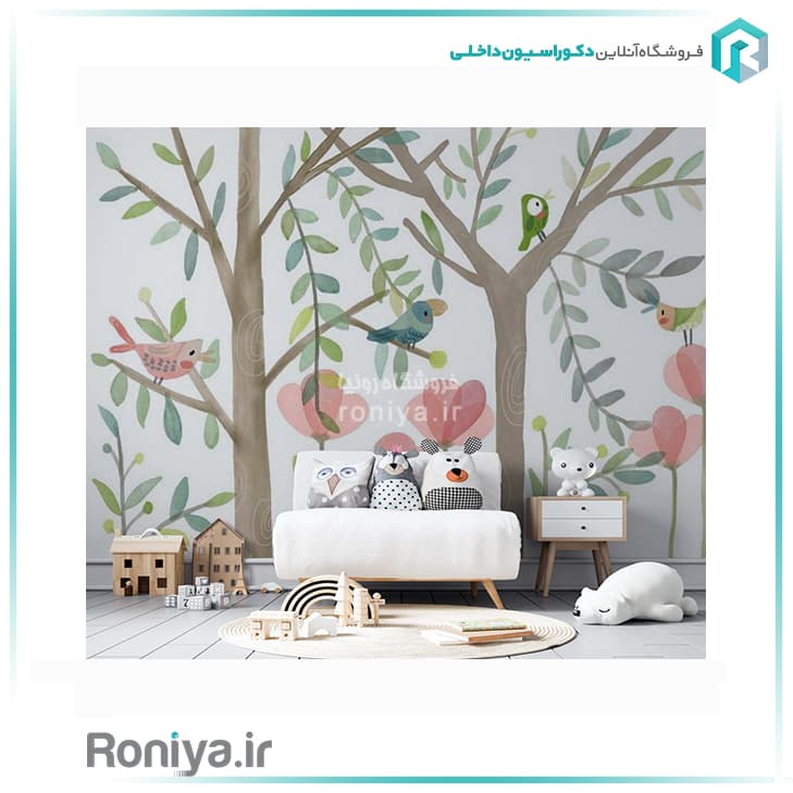 پوستر دیواری شیک اتاق خواب کودک CN-0217 — تصویر ۲
