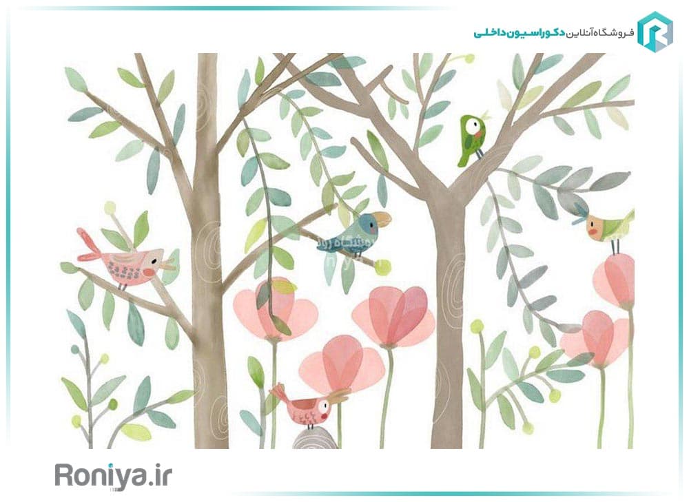 پوستر دیواری شیک اتاق خواب کودک CN-0217 — تصویر ۳