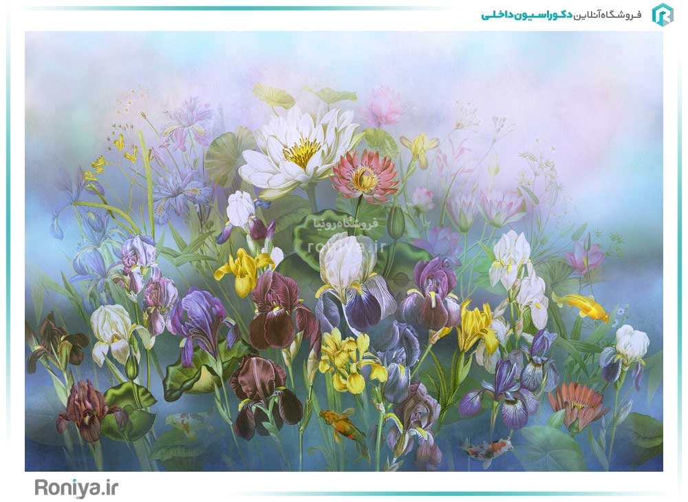 پوستر دیواری گل کد 3DF-276 — تصویر ۲