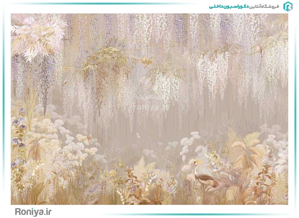 پوستر دیواری کرم کد AB-021 — تصویر ۲