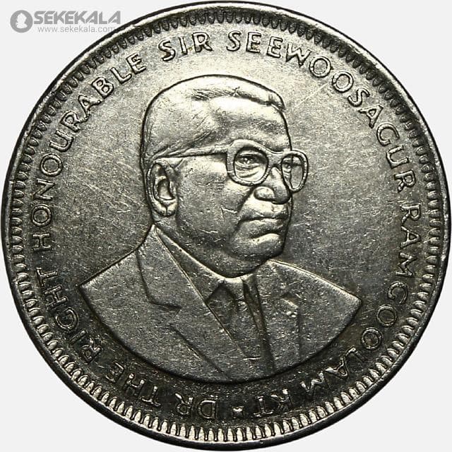 سکه 1 روپیه موریس 2004 — تصویر ۲