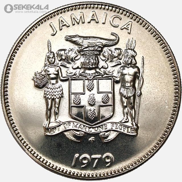 سکه 20 سنت پروف کمیاب جاماییکا 1979 (PF) — تصویر ۲
