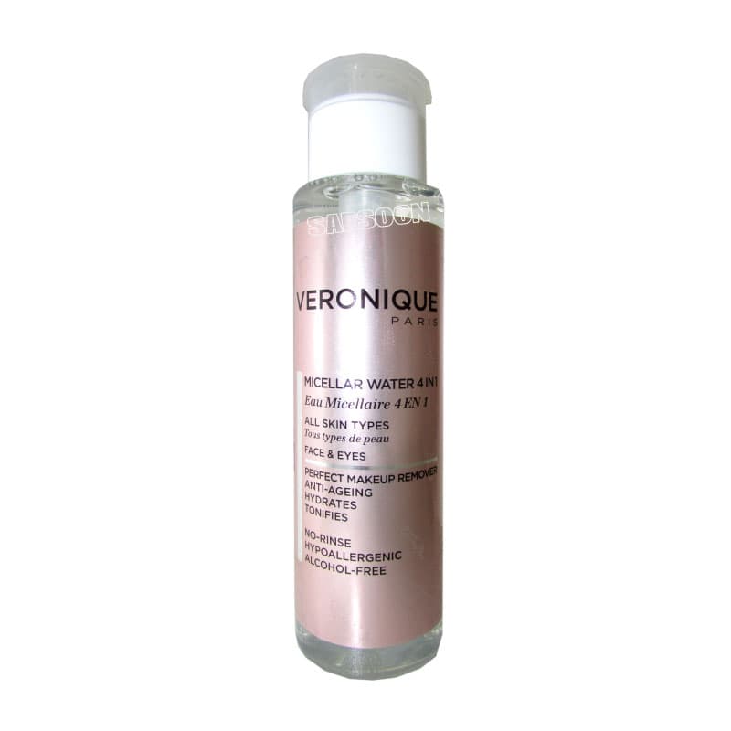 محلول پاک کننده آرایش چشم و صورت ورونیک مناسب انواع پوست Veronique Micellar Water For Face And Eyes