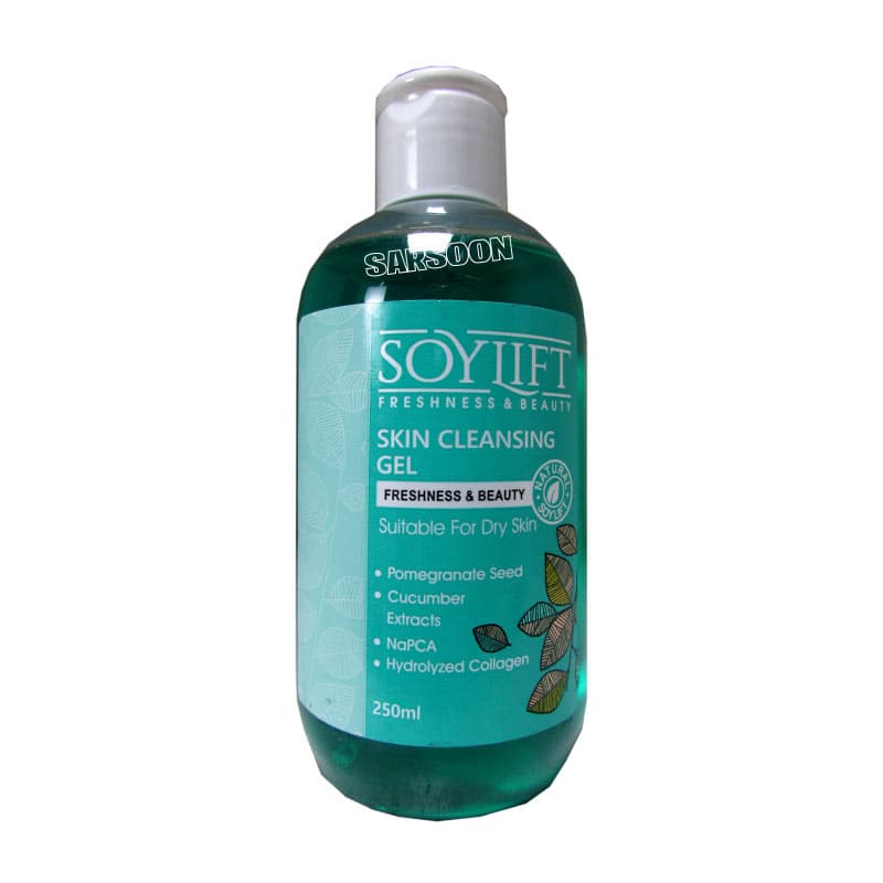 مایع شستشوی صورت مناسب پوست های خشک و حساس سویلیفت Cleansing Gel For Dry Skin Soylift