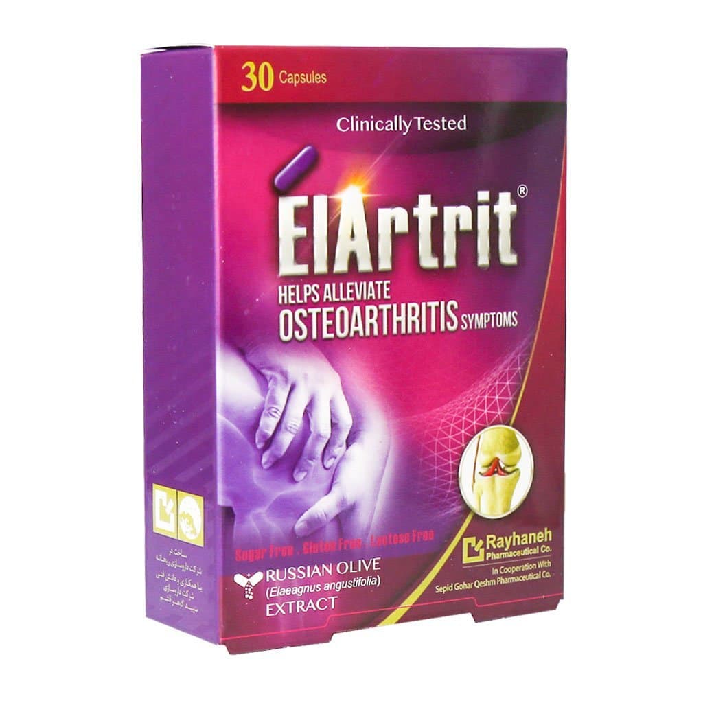 کپسول گیاهی الارتریت ریحانه 30 عددی Rayhaneh Elartrit 30 Caps