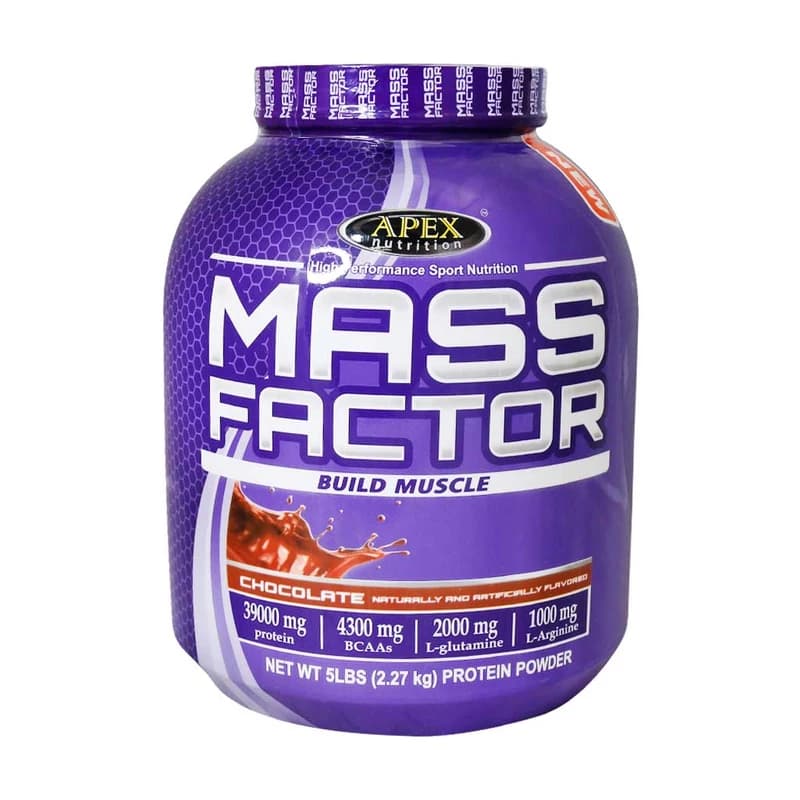 پودر مس فکتور برند اپکس ۲۲۷۰ گرم شکلاتی Apex Mass Factor Powder ۲۲۷۰ g