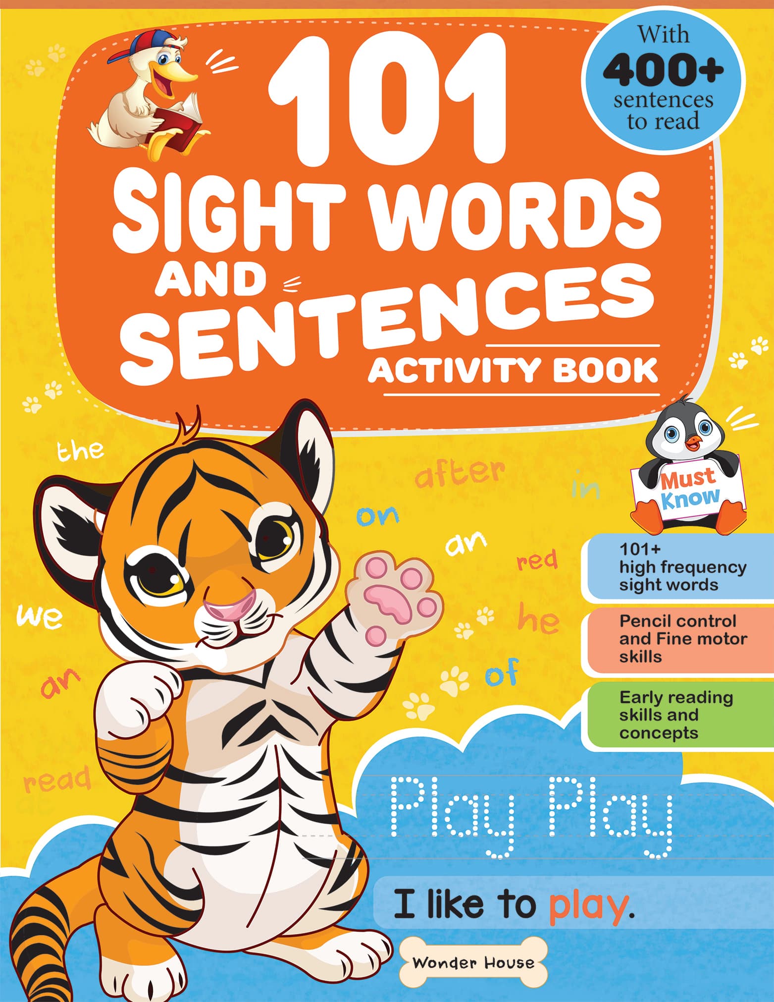 101 Sight Words and Sentence With 400+ Sentences to Read Activity Book for Children