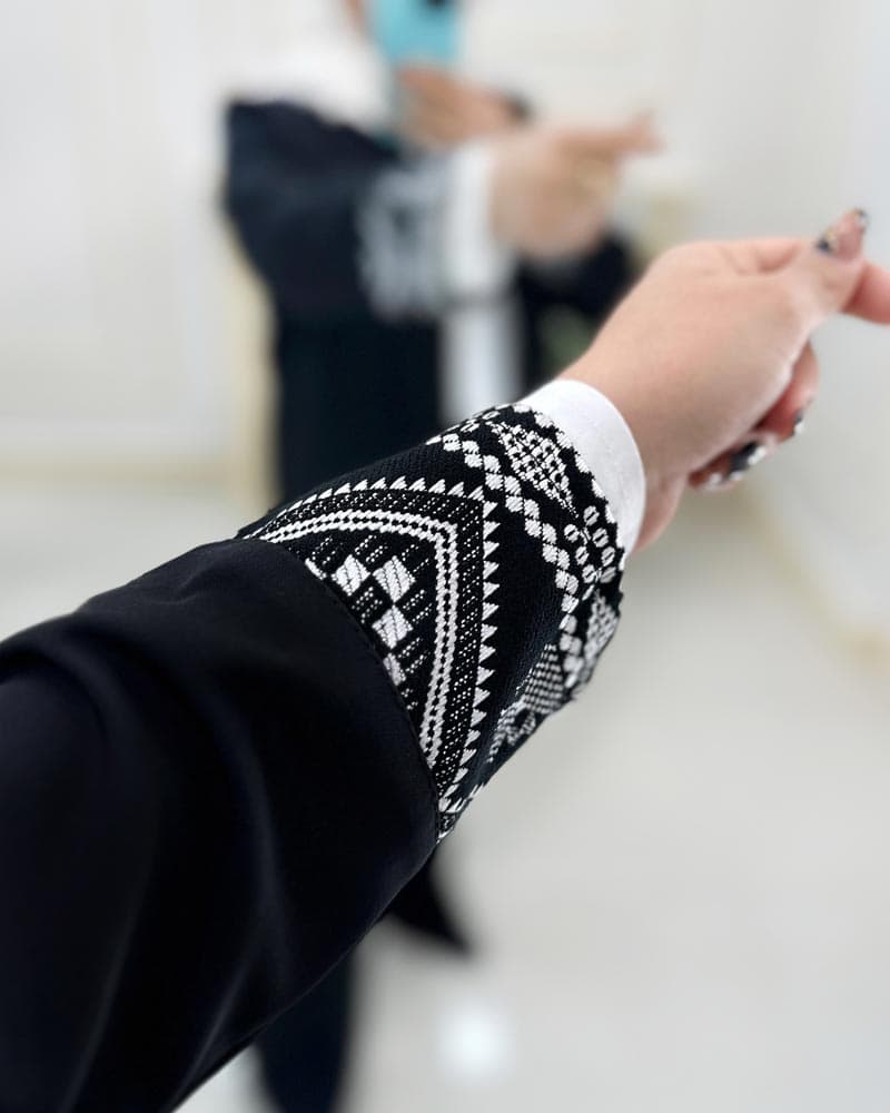 مانتو کتی مازراتی پنل دار کد 32692 — تصویر ۳
