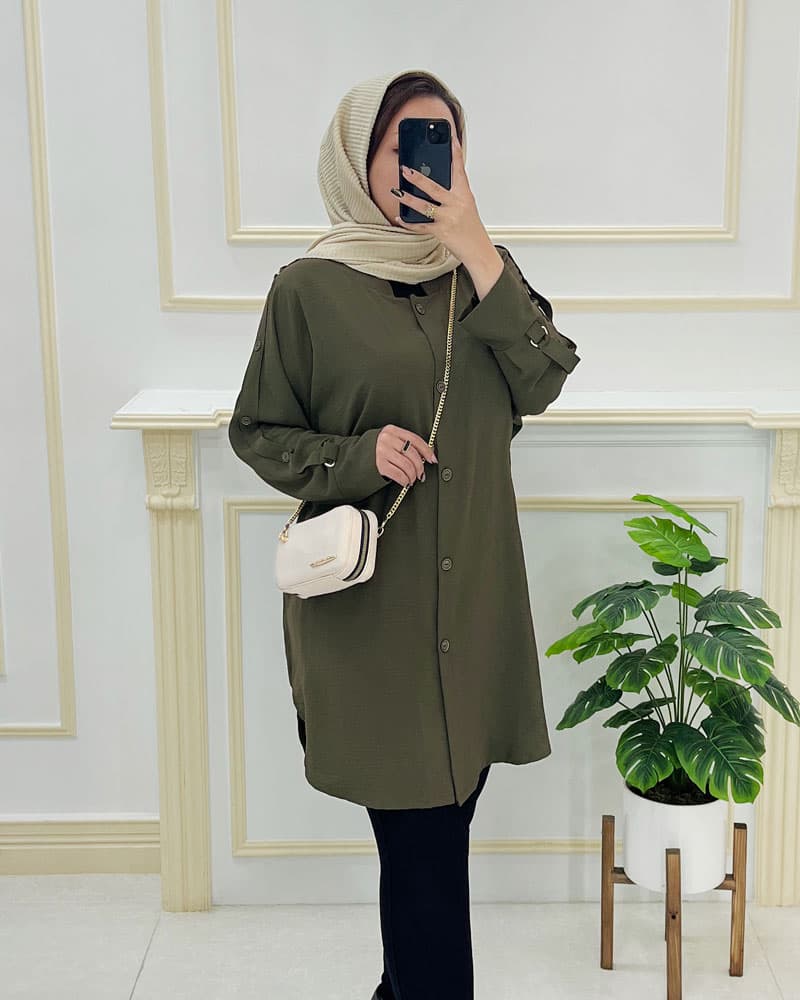 مانتو ابروبادی سایز بزرگ کد 436102 — تصویر ۶
