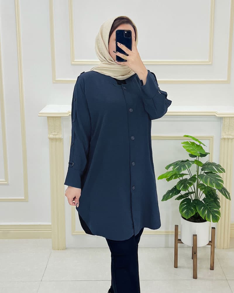 مانتو ابروبادی سایز بزرگ کد 436102 — تصویر ۵